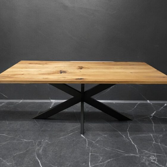 dk loft stoły drewniane